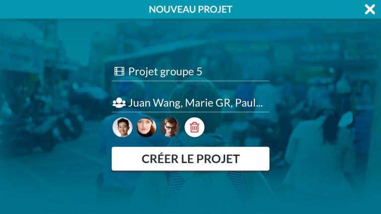 Create your project and invite your collaborators